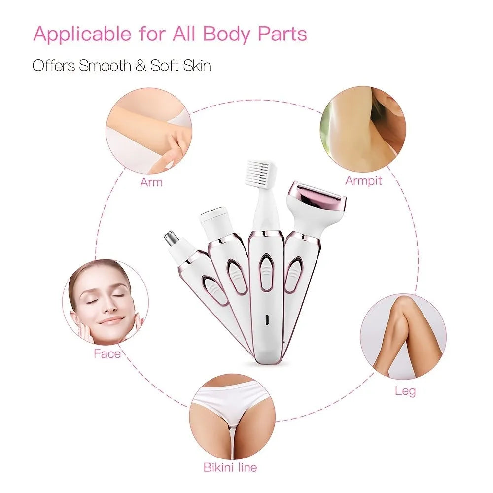 4 in 1 Electric Hair Removal Set