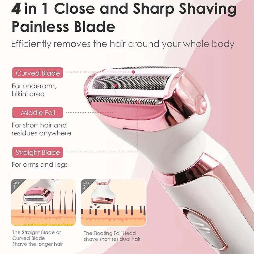 4 in 1 Electric Hair Removal Set