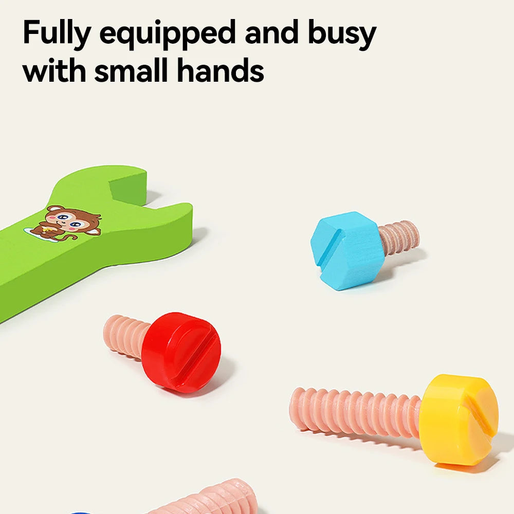 Wooden Animal Learning Puzzle Set