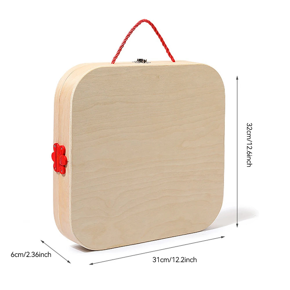 Wooden Animal Learning Puzzle Set