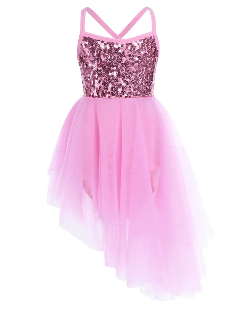 Girls Sequined Ballet Dress