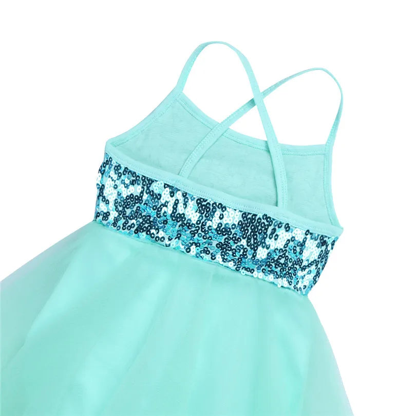 Girls Sequined Ballet Dress