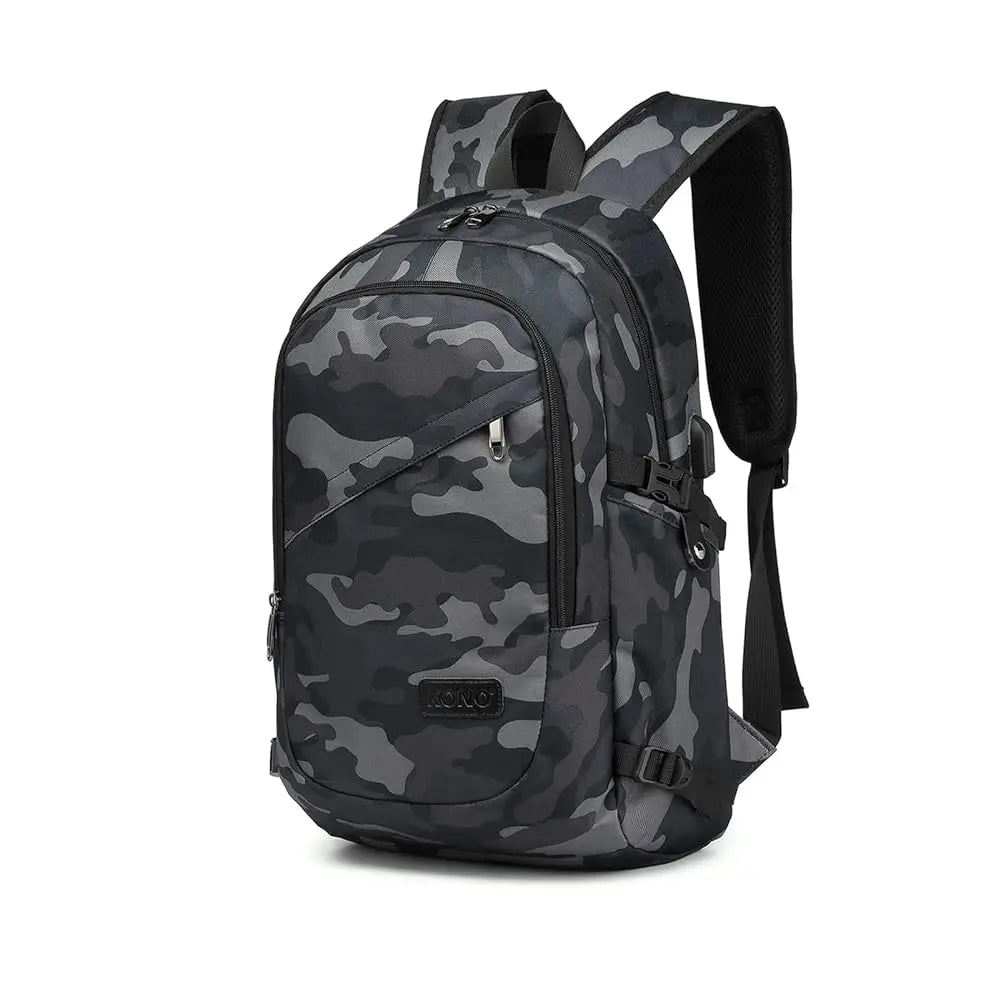 Anti-Theft Laptop Backpack with USB Charging