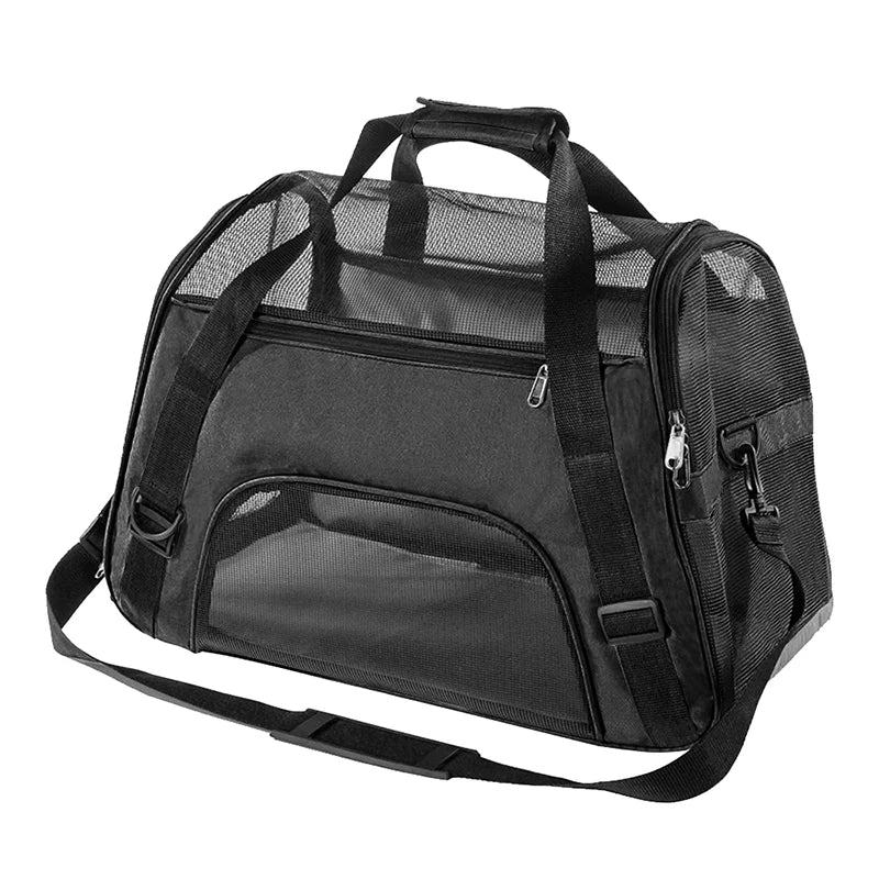 Foldable Mesh Pet Carrier Bag