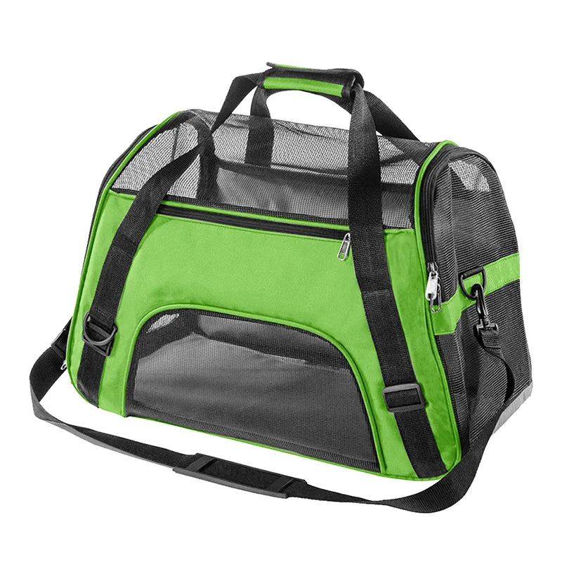 Foldable Mesh Pet Carrier Bag