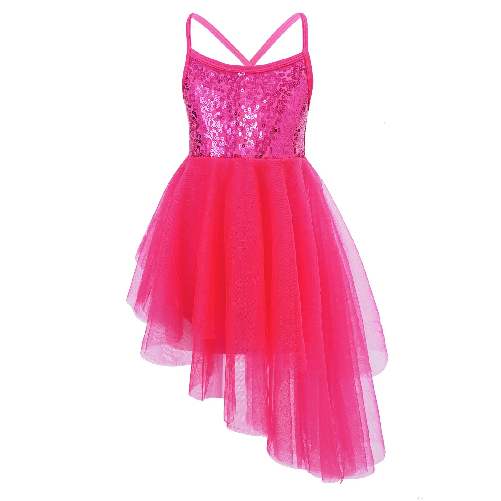 Girls Sequined Ballet Dress