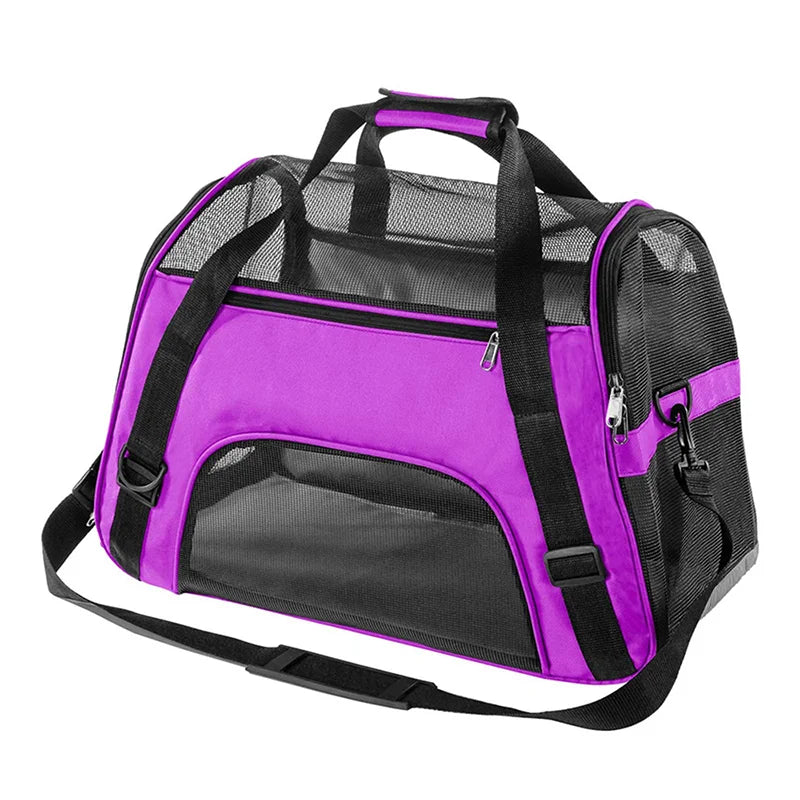 Foldable Mesh Pet Carrier Bag
