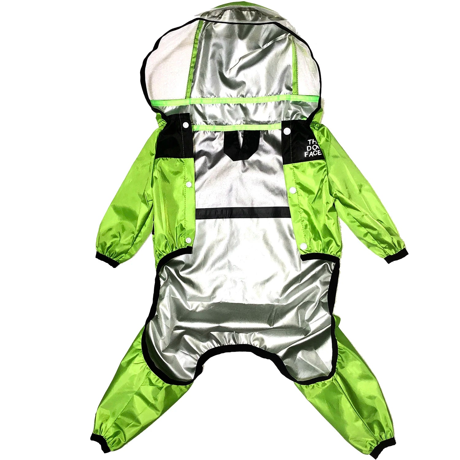 Hooded Lightweight Dog Rain Jacket