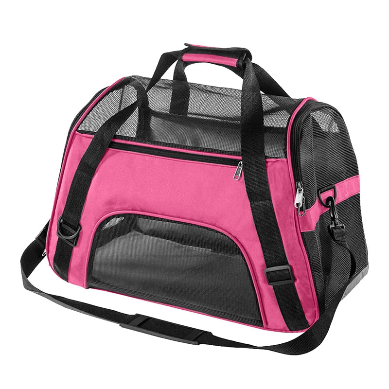 Foldable Mesh Pet Carrier Bag