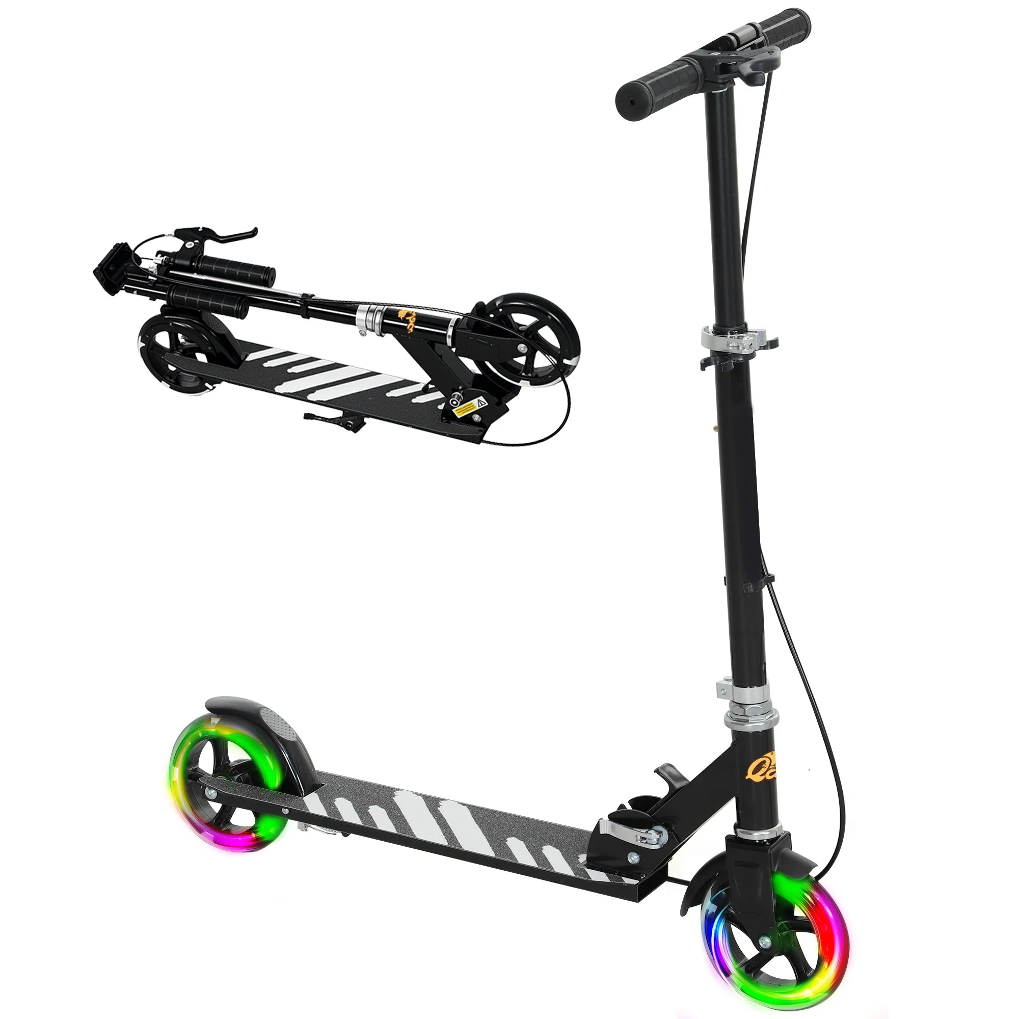 Kids Adjustable Folding Scooter with LED Wheels