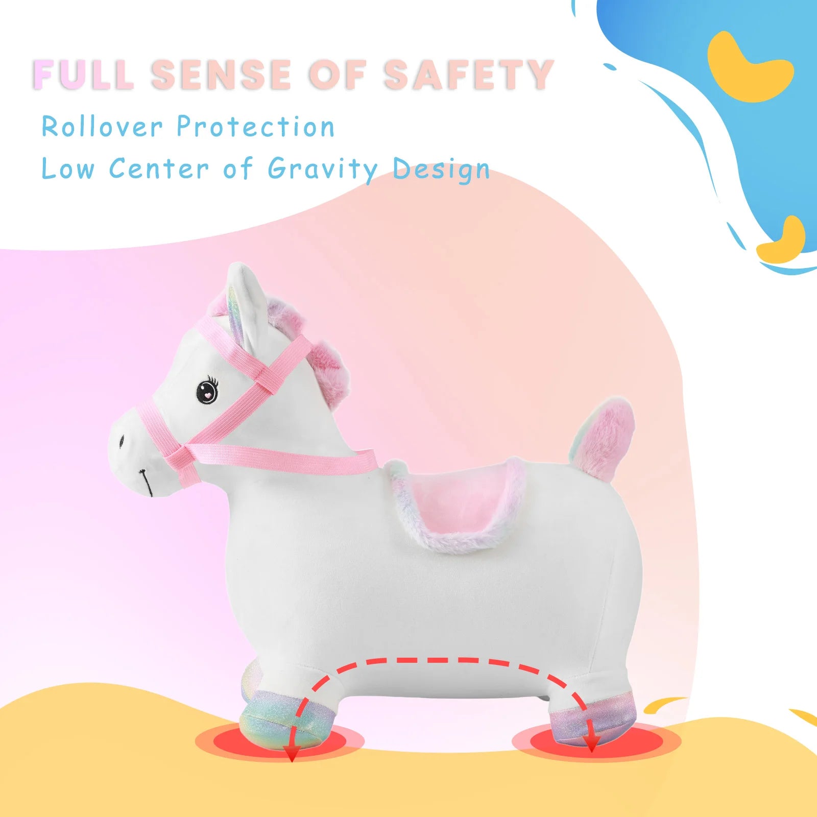 Toddler Plush Bounce Animals